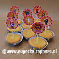 Afbeelding van de cupcake topper Circus