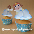 Afbeelding van de cupcake topper Engel