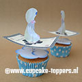 Afbeelding van de cupcake topper Fakir