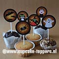 Afbeelding van de cupcake topper Halloween