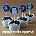 Afbeelding van de cupcake topper Ruimte